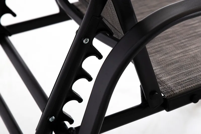 Sæt DAKOTA bord 2 stole og 2 fodskammel - Havemøbler - Havestole - Solstole