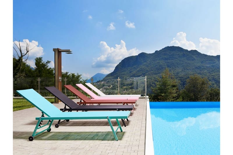 Solseng turkis PORTOFINO - Grøn - Havemøbler - Havestole - Solseng & solvogn