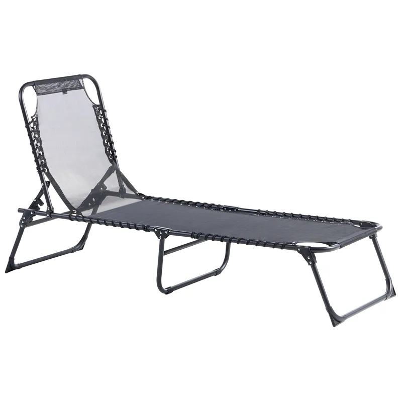 Solseng udendørs Ambato foldbar, Sort