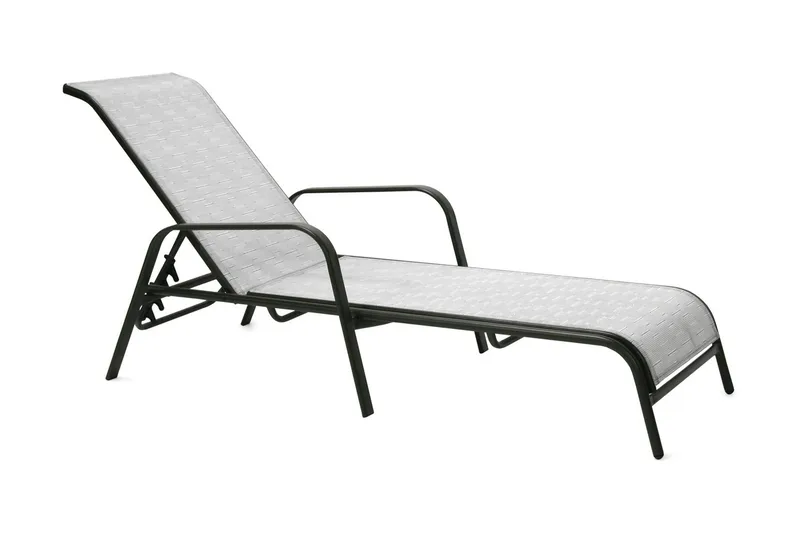 Solstol DUBLIN 161x665xH48 / 100 cm stålramme brun, undefined