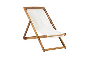 Solstol FINLAY 625x108xH105cm ramme: Akacia - Havemøbler - Havestole - Solstole