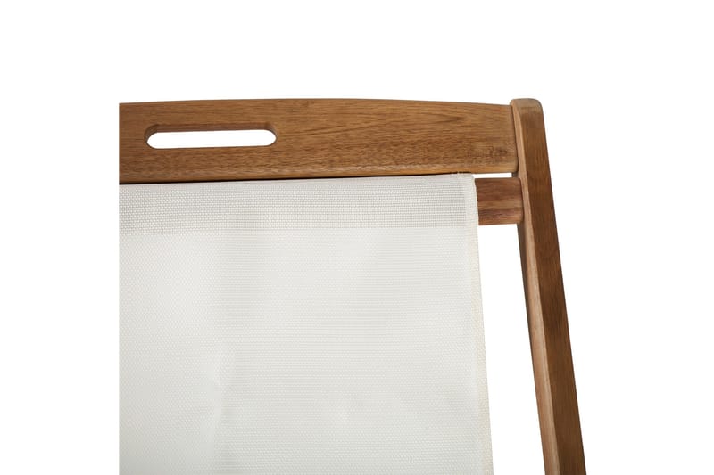 Solstol FINLAY 625x108xH105cm ramme: Akacia - Havemøbler - Havestole - Solstole