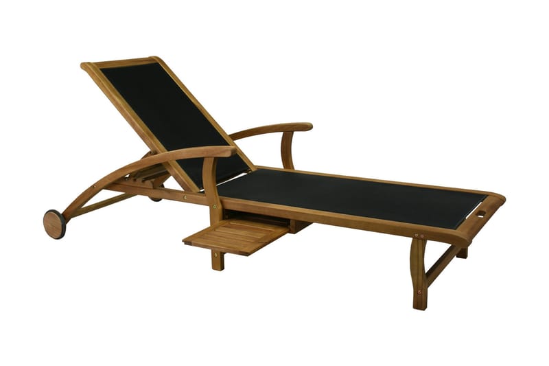 Solstol FREMTID 200x755xH95cm sort Acacia, undefined