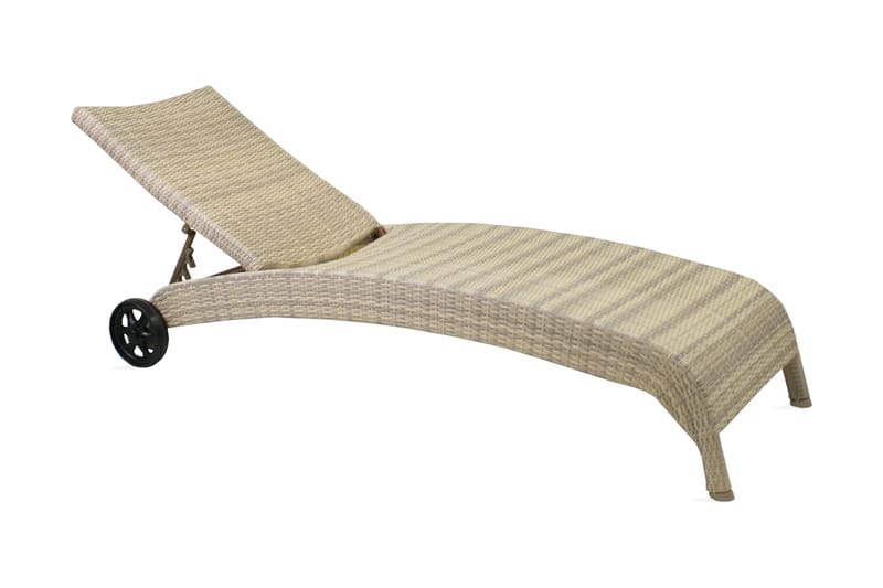 Solstol WICKER 73x196x99cm farve: beige, undefined