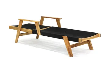 Solstolar Venture Home - Sort/Brun - Havemøbler - Havestole - Solstole