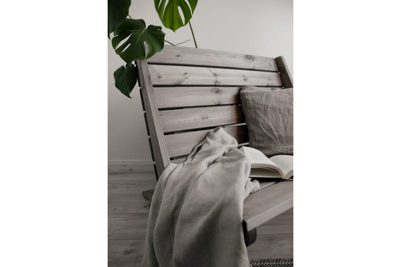 Stol EcoFurn Granny Double Fyr Oljad Grå - Grå - Havemøbler - Havestole - Udendørs lænestol