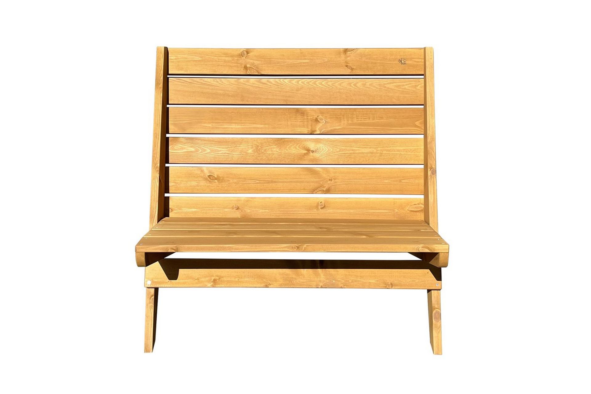 Stol EcoFurn Granny Double Fyr Oljad Natur - Natur - Havemøbler - Havestole - Udendørs lænestol