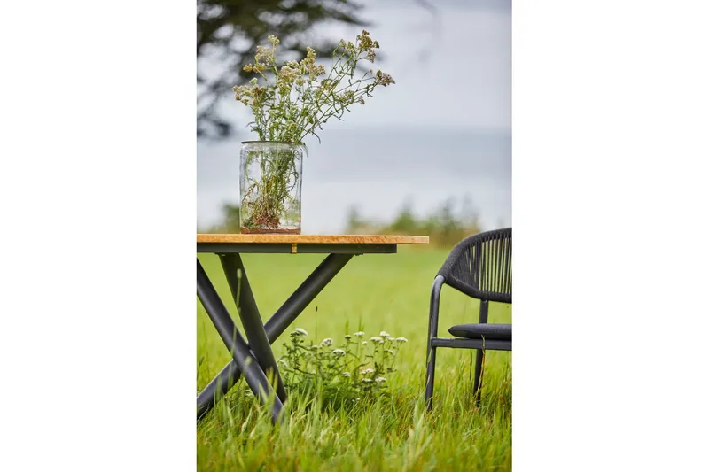 Stol Hillerstorp Ekeryd 4-pack Antracitgrå - Havemøbler - Havestole - Udendørs lænestol