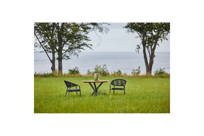 Stol Hillerstorp Ekeryd 4-pack Antracitgrå - Havemøbler - Havestole - Udendørs lænestol