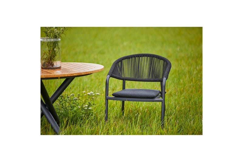 Stol Hillerstorp Ekeryd 4-pack Antracitgrå - Havemøbler - Havestole - Udendørs lænestol