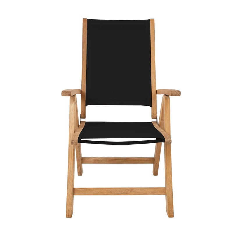 Stol HOME4YOU Bali Sort - sort - Havemøbler - Havestole - Positionsstole