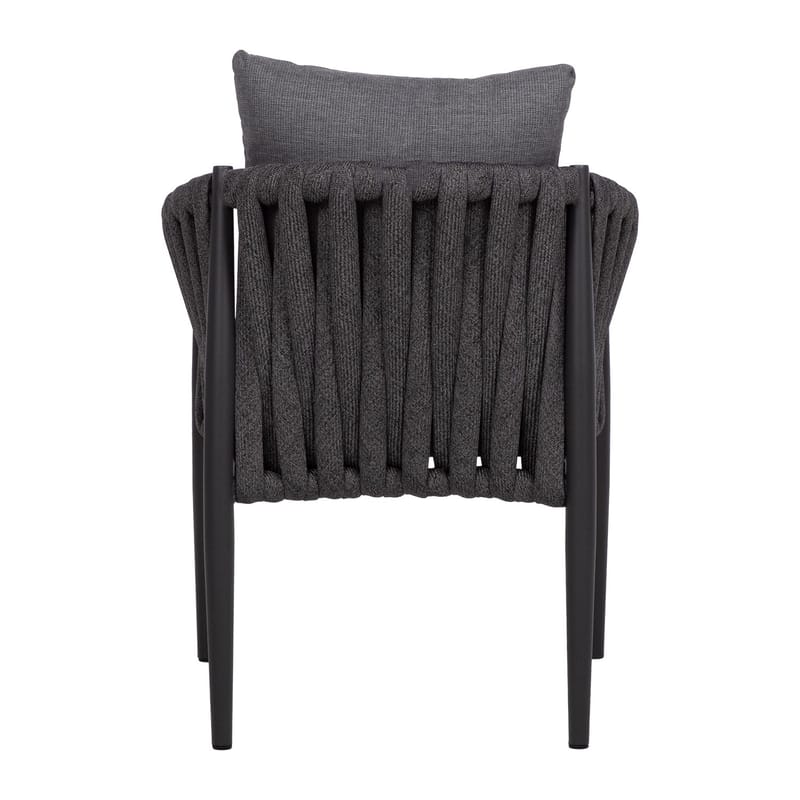 Stol HOME4YOU Bristol 63x62x73 cm Grå - Grå - Havemøbler - Havestole - Udendørs lænestol