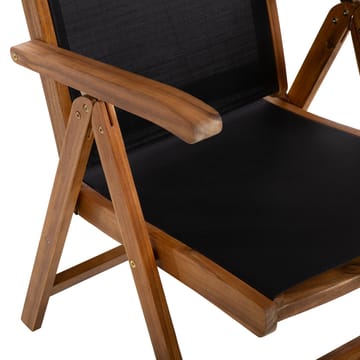 Stol HOME4YOU Fabiola sort - Sort - Havemøbler - Havestole - Positionsstole