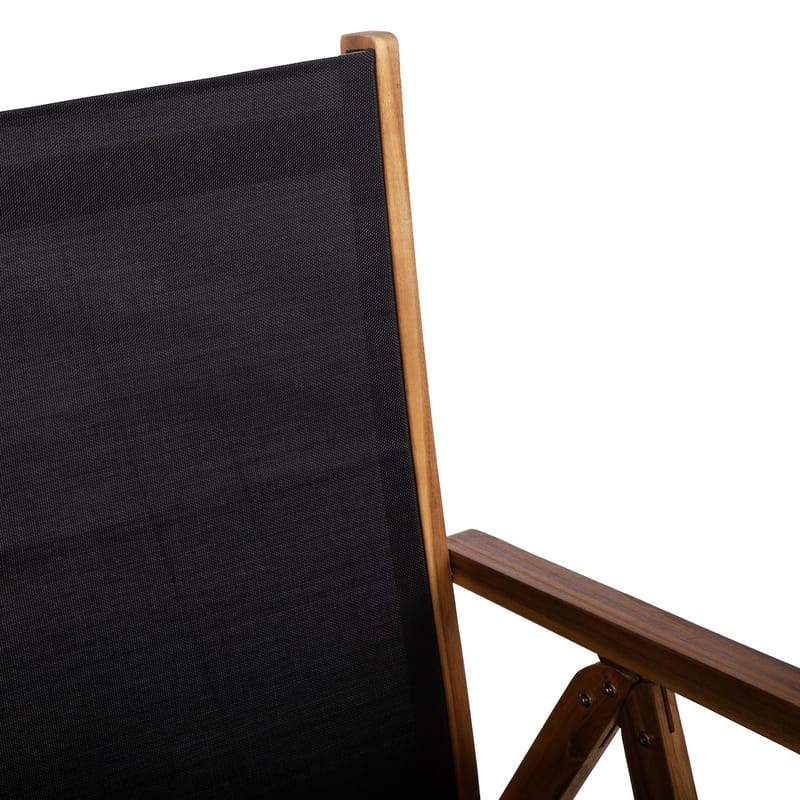 Stol HOME4YOU Fabiola sort - Sort - Havemøbler - Havestole - Positionsstole