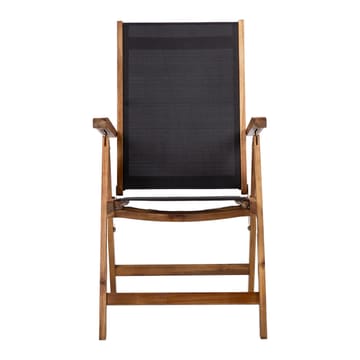 Stol HOME4YOU Fabiola sort - Sort - Havemøbler - Havestole - Positionsstole