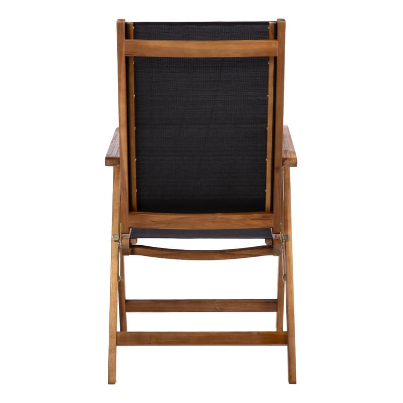 Stol HOME4YOU Fabiola sort - Sort - Havemøbler - Havestole - Positionsstole