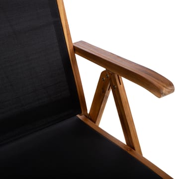 Stol HOME4YOU Fabiola sort - Sort - Havemøbler - Havestole - Positionsstole