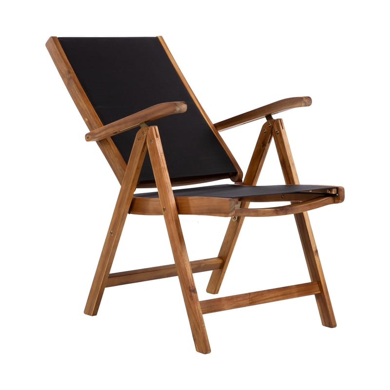 Stol HOME4YOU Fabiola sort - Sort - Havemøbler - Havestole - Positionsstole