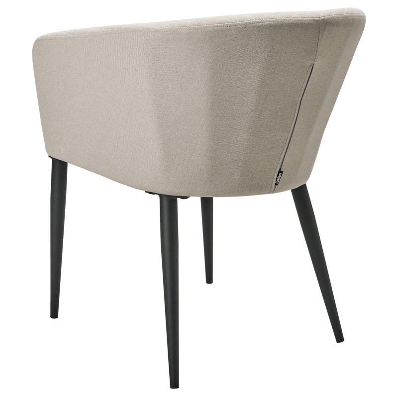 Stol udendørs Curgos - Beige/Sort - Havemøbler - Havestole - Udendørs lænestol