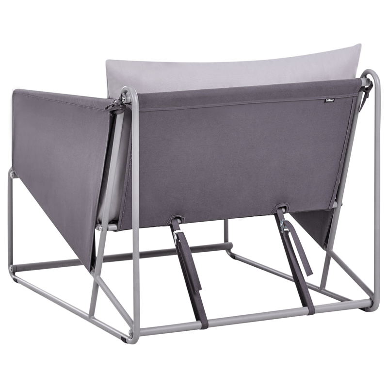 Stol udendørs med pude Ponte - Grå - Havemøbler - Havestole - Udendørs lænestol