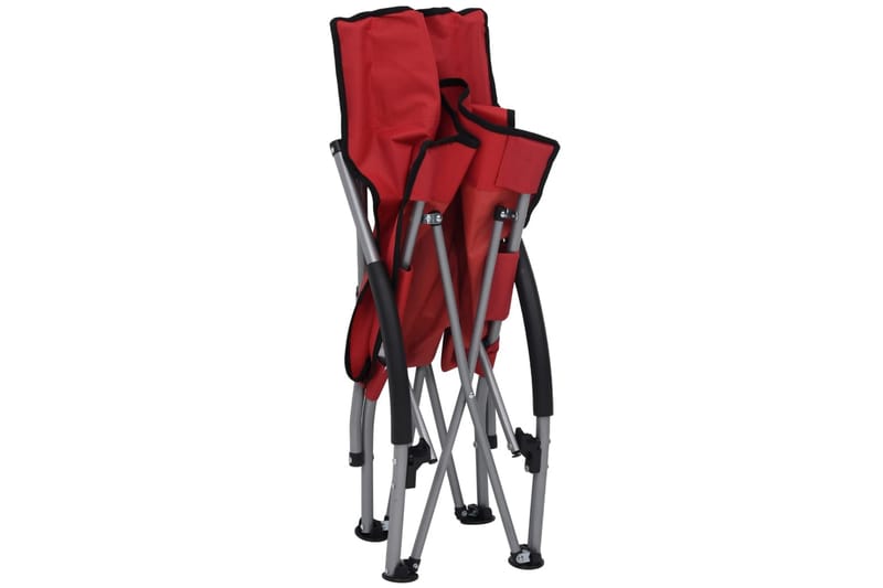 foldbare strandstole 2 stk. stof rød - Rød - Strandstole & campingstole - Strandstol
