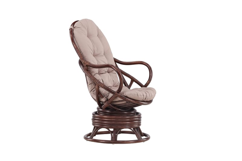 Swing Havestol - Mørk valnød - Havemøbler - Havestole - Udendørs lænestol