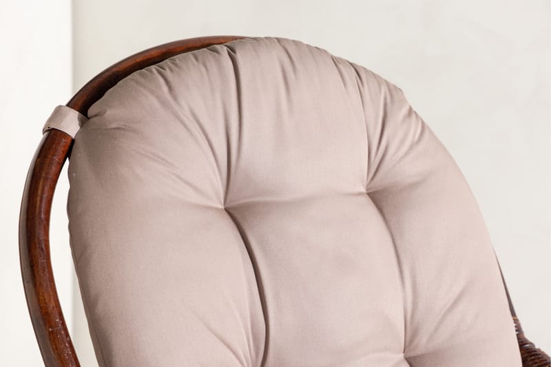 Swing Havestol - Mørk valnød - Havemøbler - Havestole - Udendørs lænestol