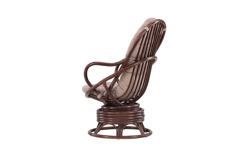 Swing Havestol - Mørk valnød - Havemøbler - Havestole - Udendørs lænestol