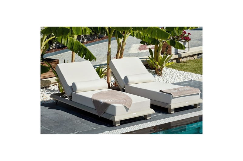Taharoa liggestol - Beige - Havemøbler - Havestole - Solseng & solvogn