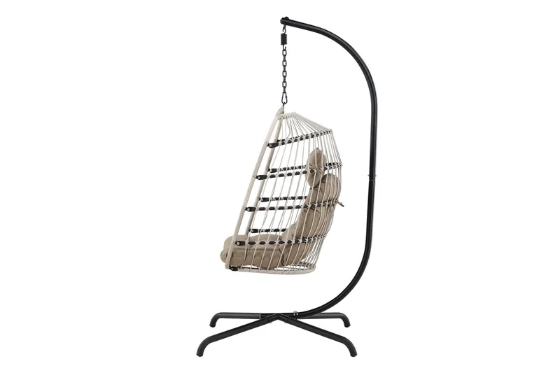 Trezza Hængestol Udendørs 75x70 cm - Grå - Havemøbler - Havestole - Hængestol