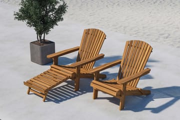 Tropea Solseng - Natur - Havemøbler - Havestole - Solseng & solvogn