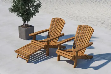 Tropea solseng udendørs - Natur - Havemøbler - Havestole - Solstole