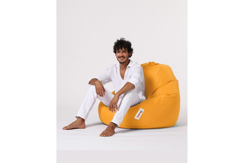 Sækkestole til udendørs brug Hunny Sækkestol til udendørsbrug 115 cm Gul - Havemøbler - Havestole - Sækkestole udendørs