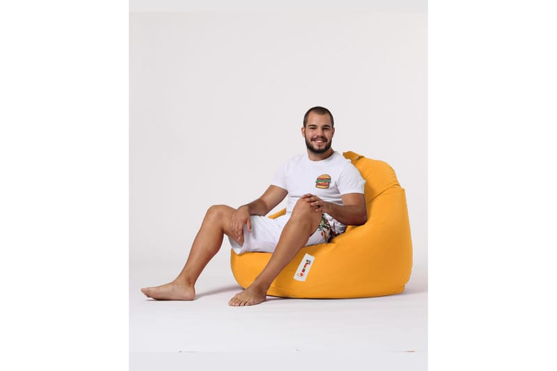 Sækkestole til udendørs brug Hunny Sækkestol til udendørsbrug 115 cm Gul - Havemøbler - Havestole - Sækkestole udendørs