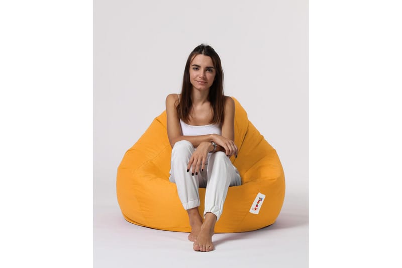 Sækkestole til udendørs brug Hunny Sækkestol til udendørsbrug 115 cm Gul - Havemøbler - Havestole - Sækkestole udendørs