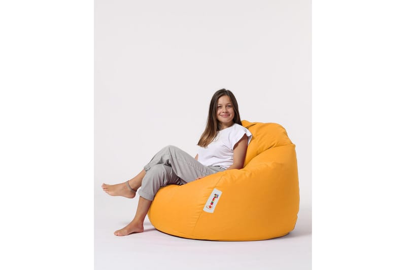 Sækkestole til udendørs brug Hunny Sækkestol til udendørsbrug 115 cm Gul - Havemøbler - Havestole - Sækkestole udendørs