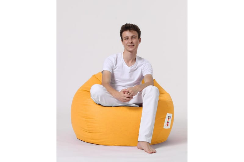 Sækkestole til udendørs brug Hunny Sækkestol til udendørsbrug 115 cm Gul - Havemøbler - Havestole - Sækkestole udendørs