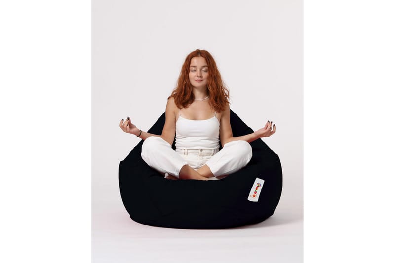 Sækkestole til udendørs brug Hunny Sækkestol til udendørsbrug 115 cm Svart - Havemøbler - Havestole - Sækkestole udendørs