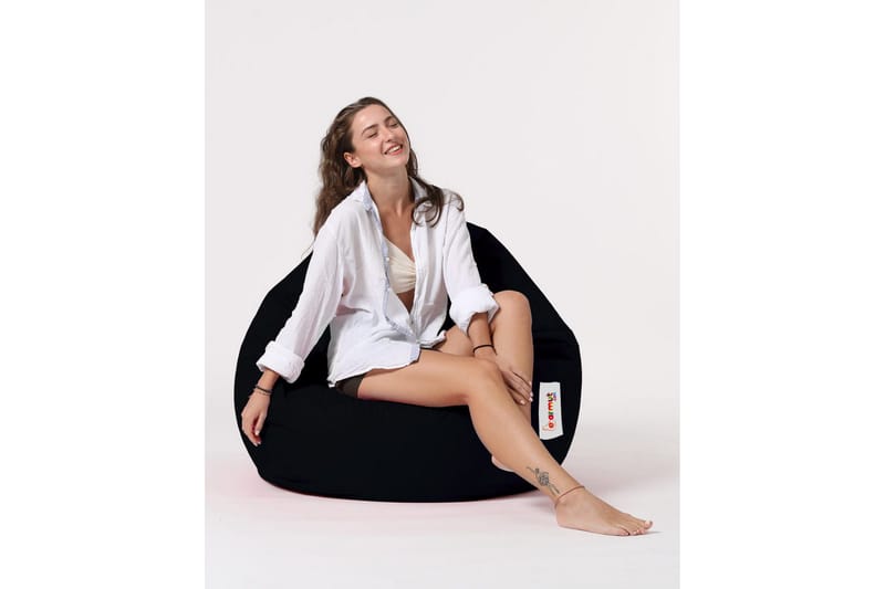 Sækkestole til udendørs brug Hunny Sækkestol til udendørsbrug 115 cm Svart - Havemøbler - Havestole - Sækkestole udendørs