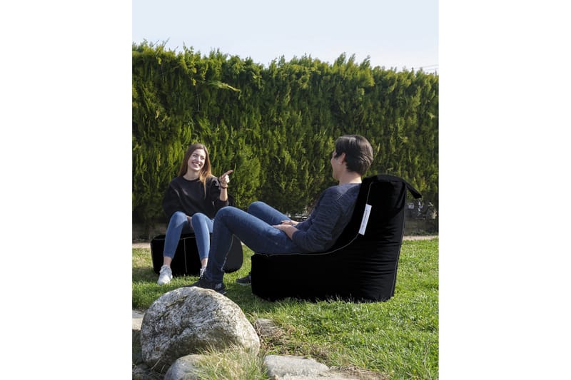 Sækkestole til udendørs brug Vikki Sækkestol til udendørsbrug 70 cm Svart - Havemøbler - Havestole - Sækkestole udendørs