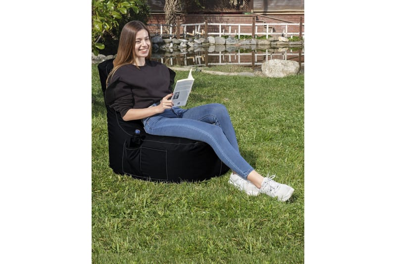 Sækkestole til udendørs brug Vikki Sækkestol til udendørsbrug 70 cm Svart - Havemøbler - Havestole - Sækkestole udendørs