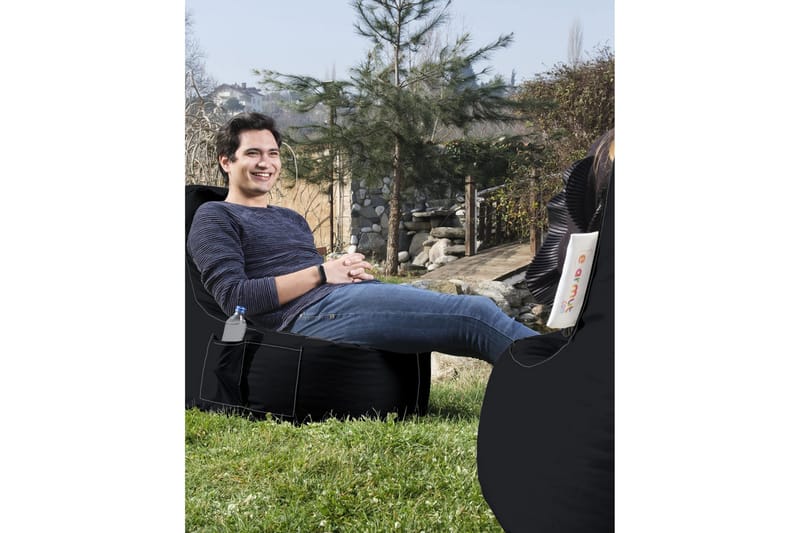 Sækkestole til udendørs brug Vikki Sækkestol til udendørsbrug 70 cm Svart - Havemøbler - Havestole - Sækkestole udendørs