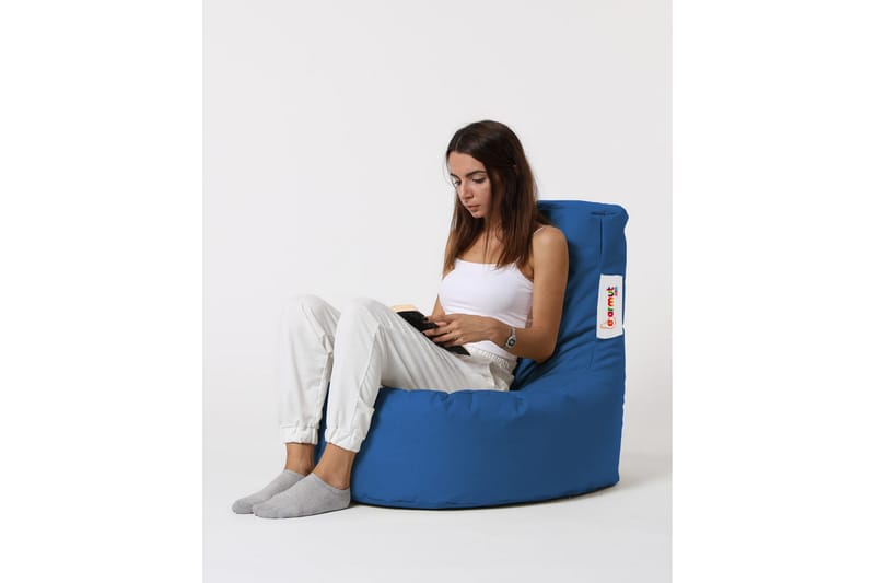 Sagallos Sækkestol Udendørs 70 cm - Blå - Havemøbler - Havestole - Sækkestole udendørs