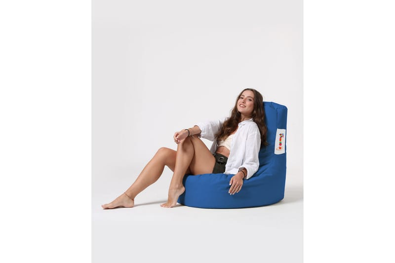 Sagallos Sækkestol Udendørs 70 cm - Blå - Havemøbler - Havestole - Sækkestole udendørs