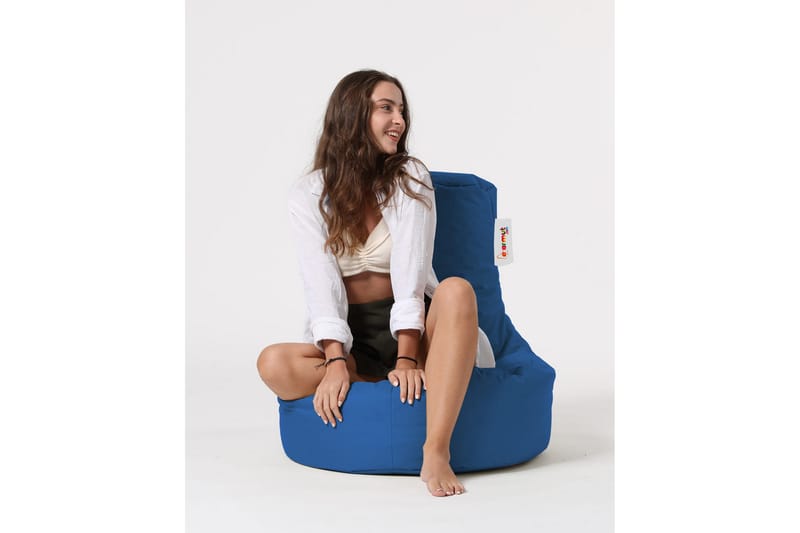 Sagallos Sækkestol Udendørs 70 cm - Blå - Havemøbler - Havestole - Sækkestole udendørs