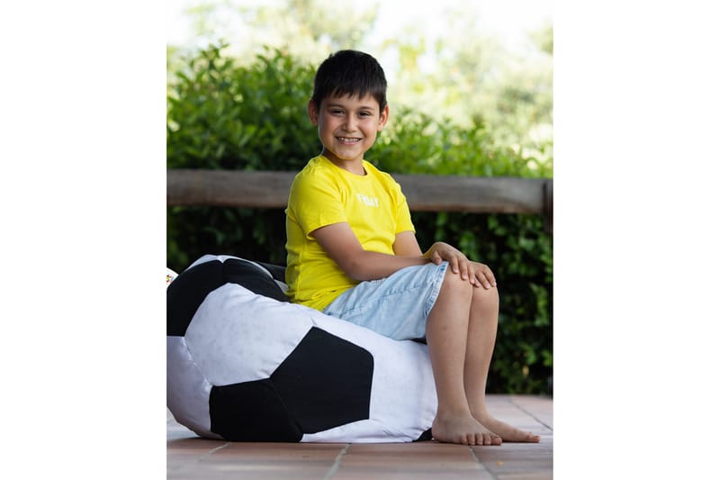 Sira Sækkestol Udendørs 70 cm - Sort|Hvid - Havemøbler - Havestole - Sækkestole udendørs