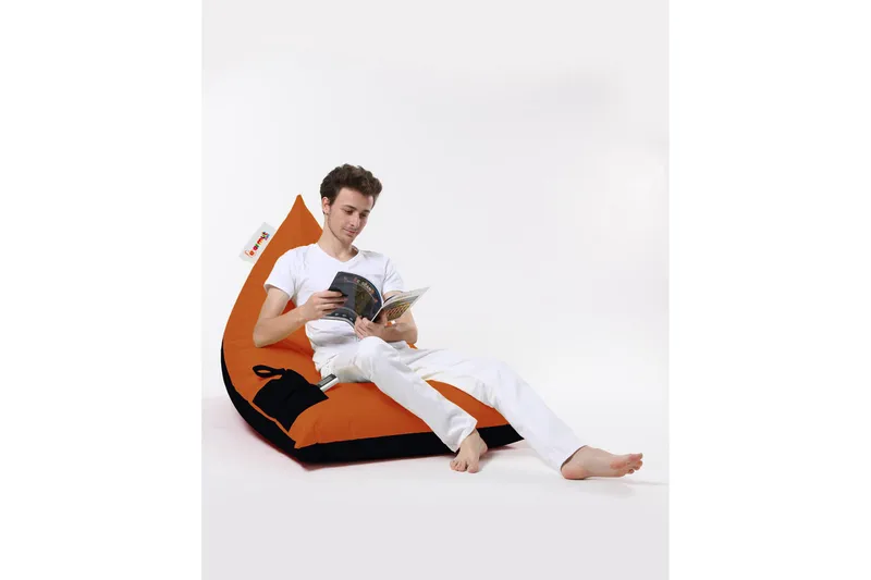 Toya Sækkestol Udendørs 90 cm - Orange - Havemøbler - Havestole - Sækkestole udendørs