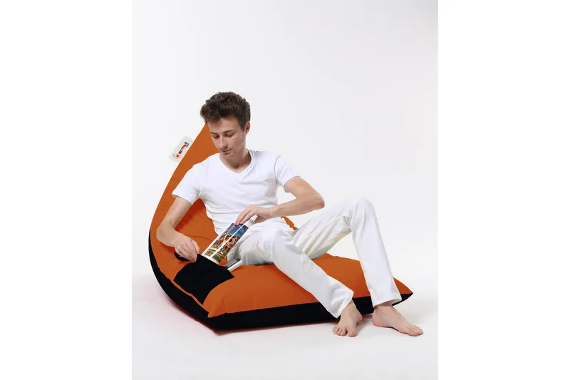 Toya Sækkestol Udendørs 90 cm - Orange - Havemøbler - Havestole - Sækkestole udendørs