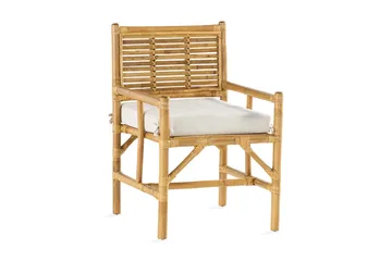 Alvimia Caféstol - Rattan/Beige - Havemøbler - Havestole - Spisebordsstole udendørs