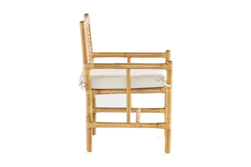 Alvimia Caféstol - Rattan/Beige - Havemøbler - Havestole - Spisebordsstole udendørs